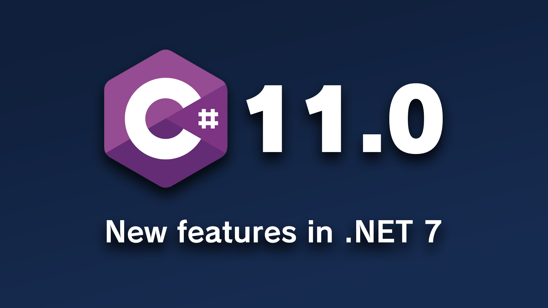 image from C# 11 and .NET 7 - early look at new features